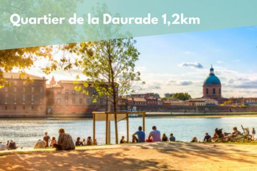 L'estival Champêtre - Métro et tramway a côté Toulouse Exterior foto